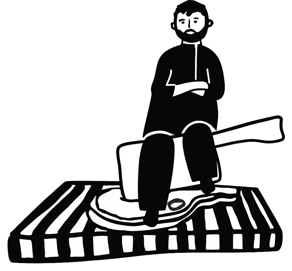 Storm chef illustratie