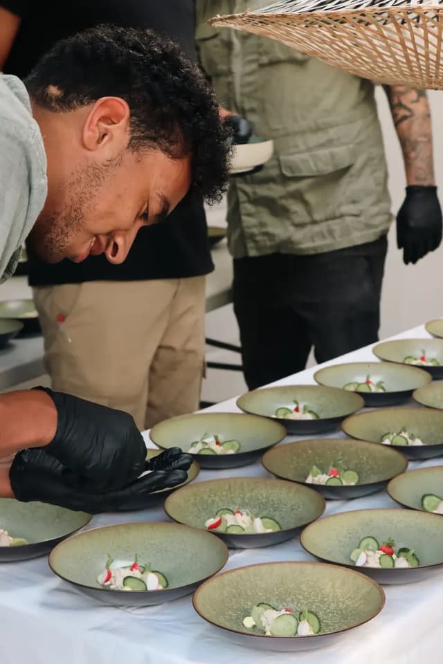 Walking dinner in Zeist