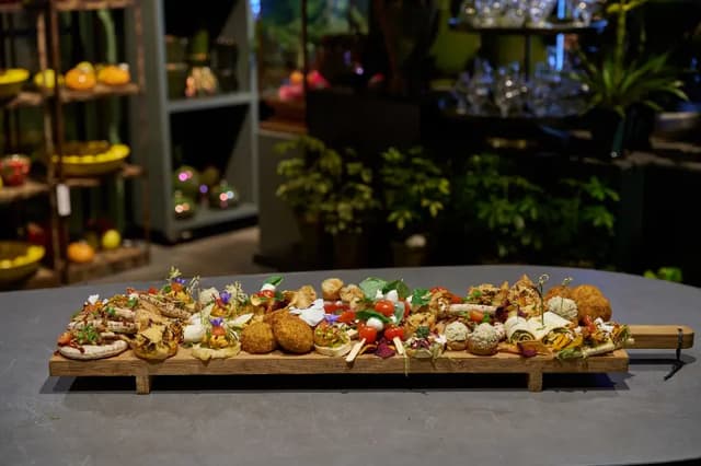 Groene Vingers veggie borrelplank