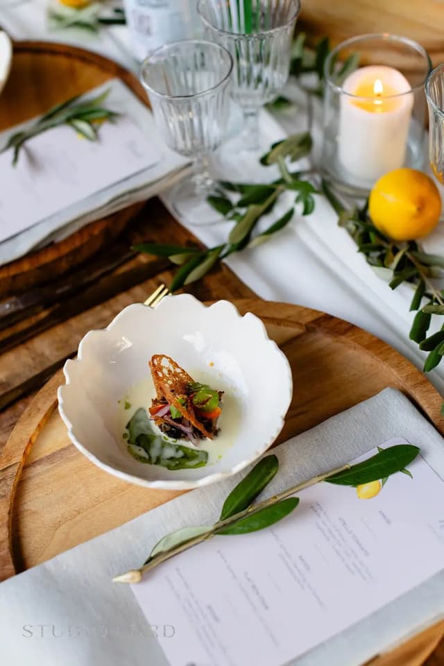 Bruiloft diner in zeist